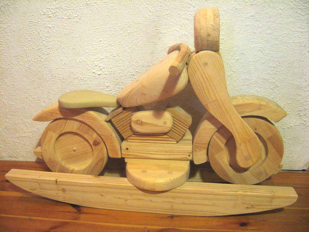 Motocykl Harley na biegunach